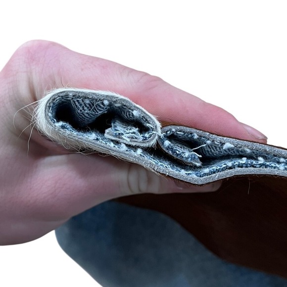 VTG 80s 501 Levis Womens 28x28.5 Jeans Custom Cowhide Denim Blue 524 Button - Picture 7 of 11